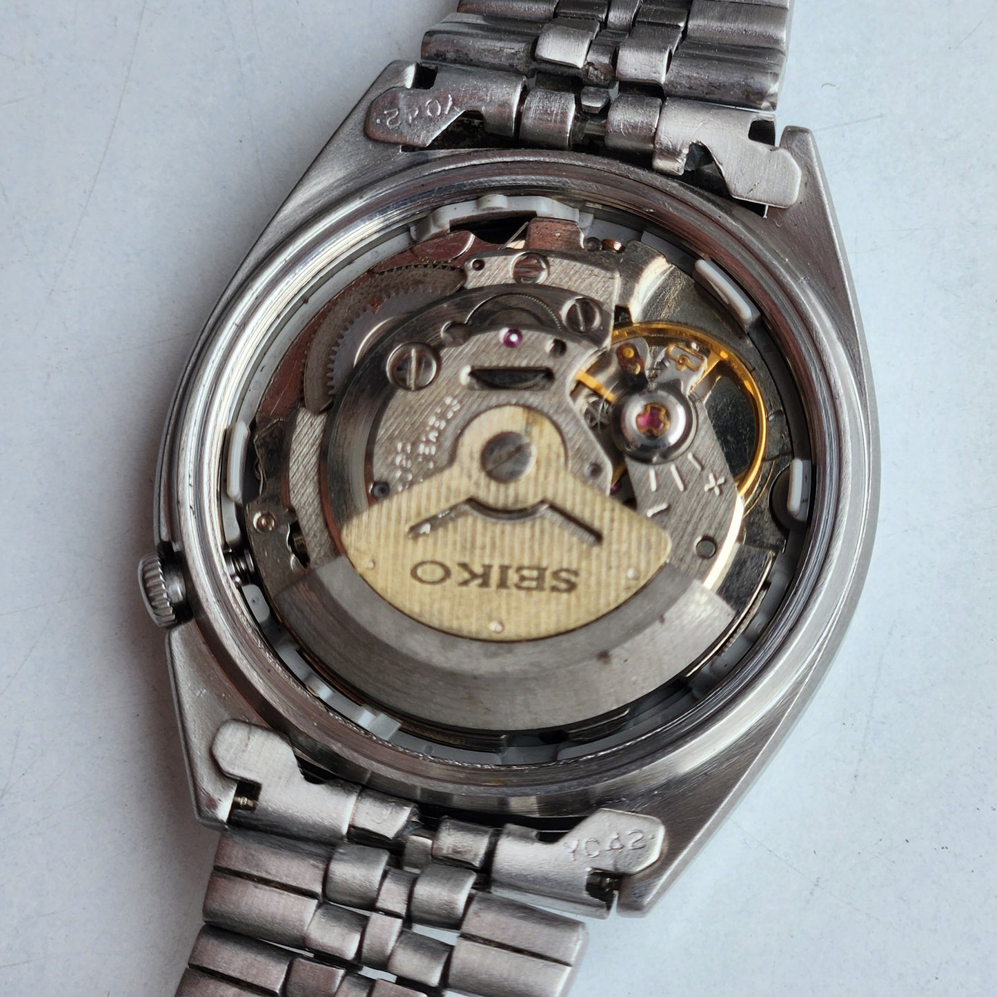 Vintage 1982 Original Seiko 5 Automatic 6309-8840 Black Face 17 Jewels Day-Date Japanese Men's Wrist Watch ET53
