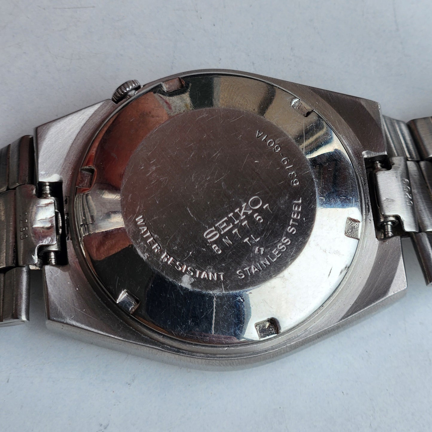 Vintage 1978 Original Seiko 5 Automatic 6319-601A Black Face 21 Jewels Day-Date Japanese Men's Wrist Watch ET61
