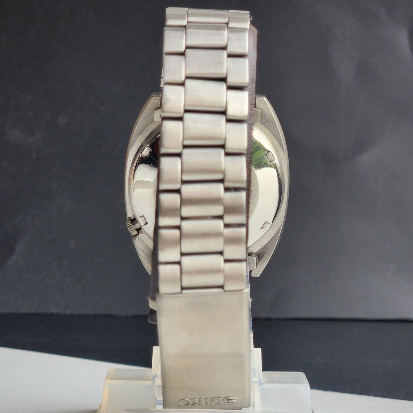Vintage 1981 Original Seiko 5 Automatic 6309-6030 Brown Face 17 Jewels Day-Date Japanese Men's Wrist Watch ET73