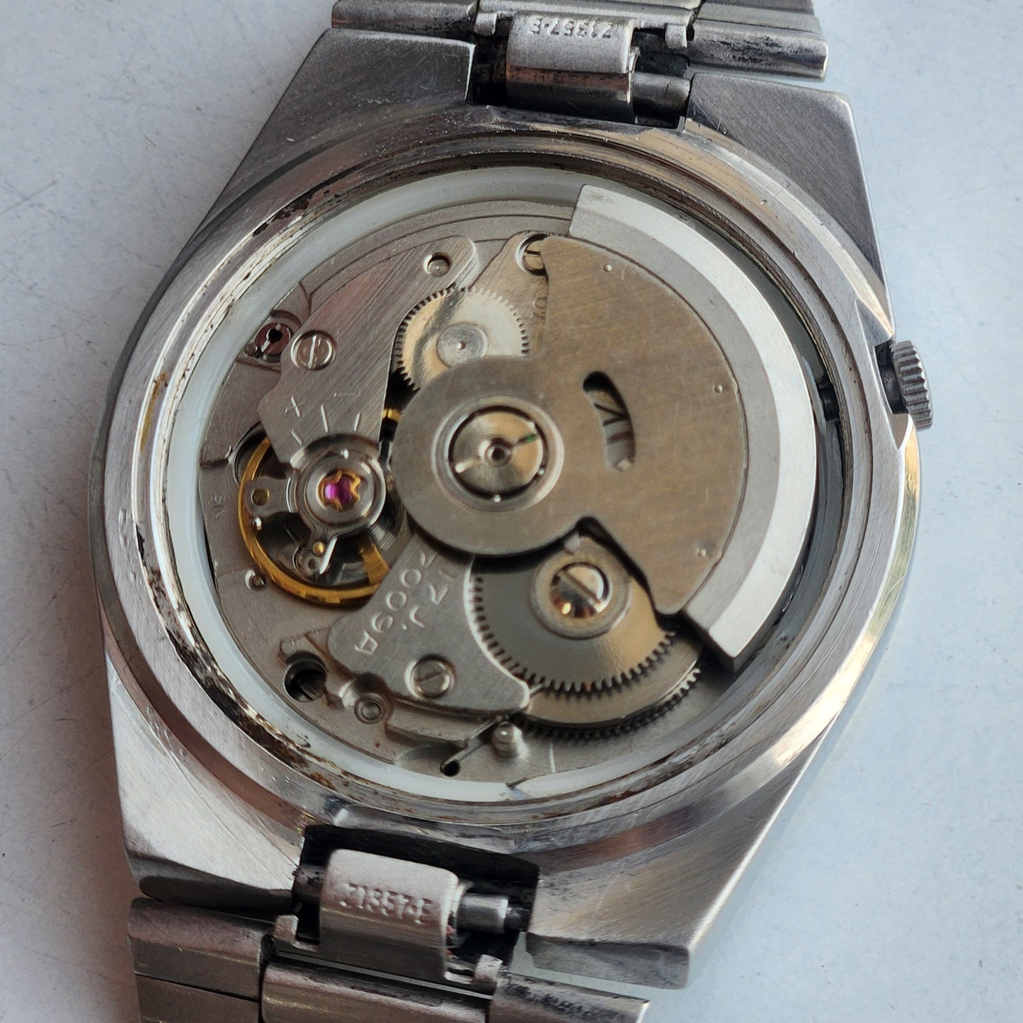 Vintage 1978 Original Seiko 5 Automatic 7009-3161 Black Face 17 Jewels Day-Date Japanese Men's Wrist Watch ET107