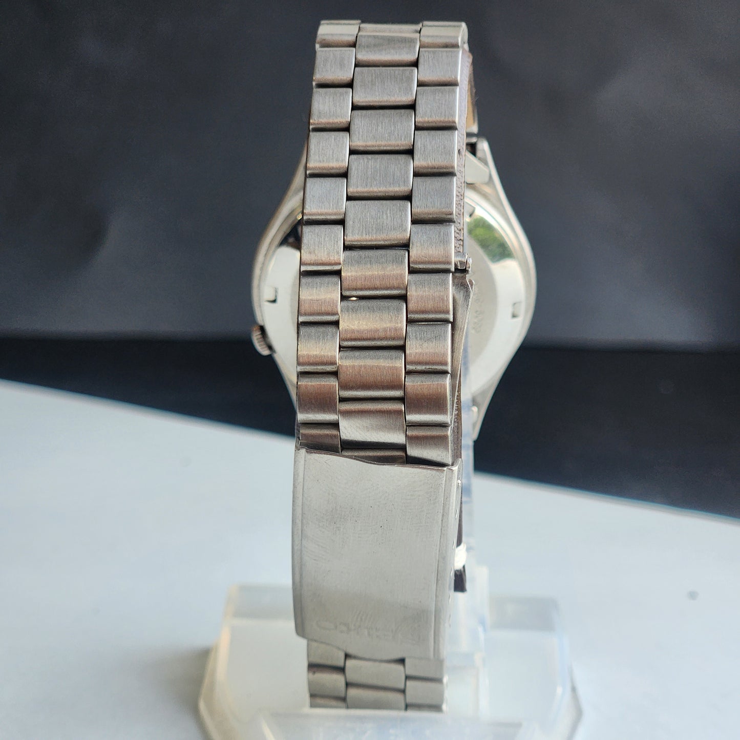 Vintage 1977 Original Seiko 5 Automatic 6309-8920 Grey Face 17 Jewels Day-Date Japanese Men's Wrist Watch ET112