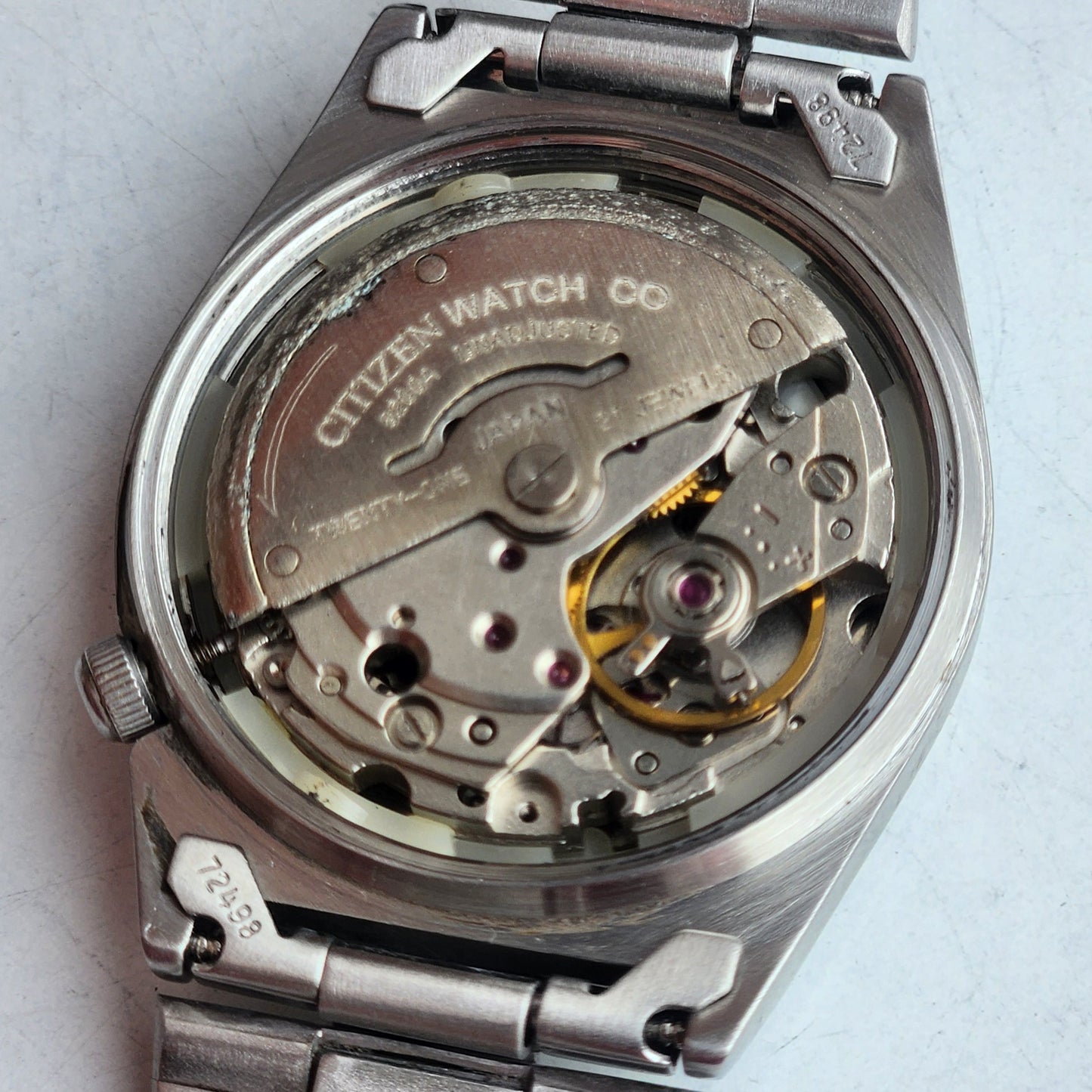 Vintage 1981 Original Citizen Automatic 8200 Silver Face 21 Jewels Day-Date Japanese Men's Wrist Watch EG158