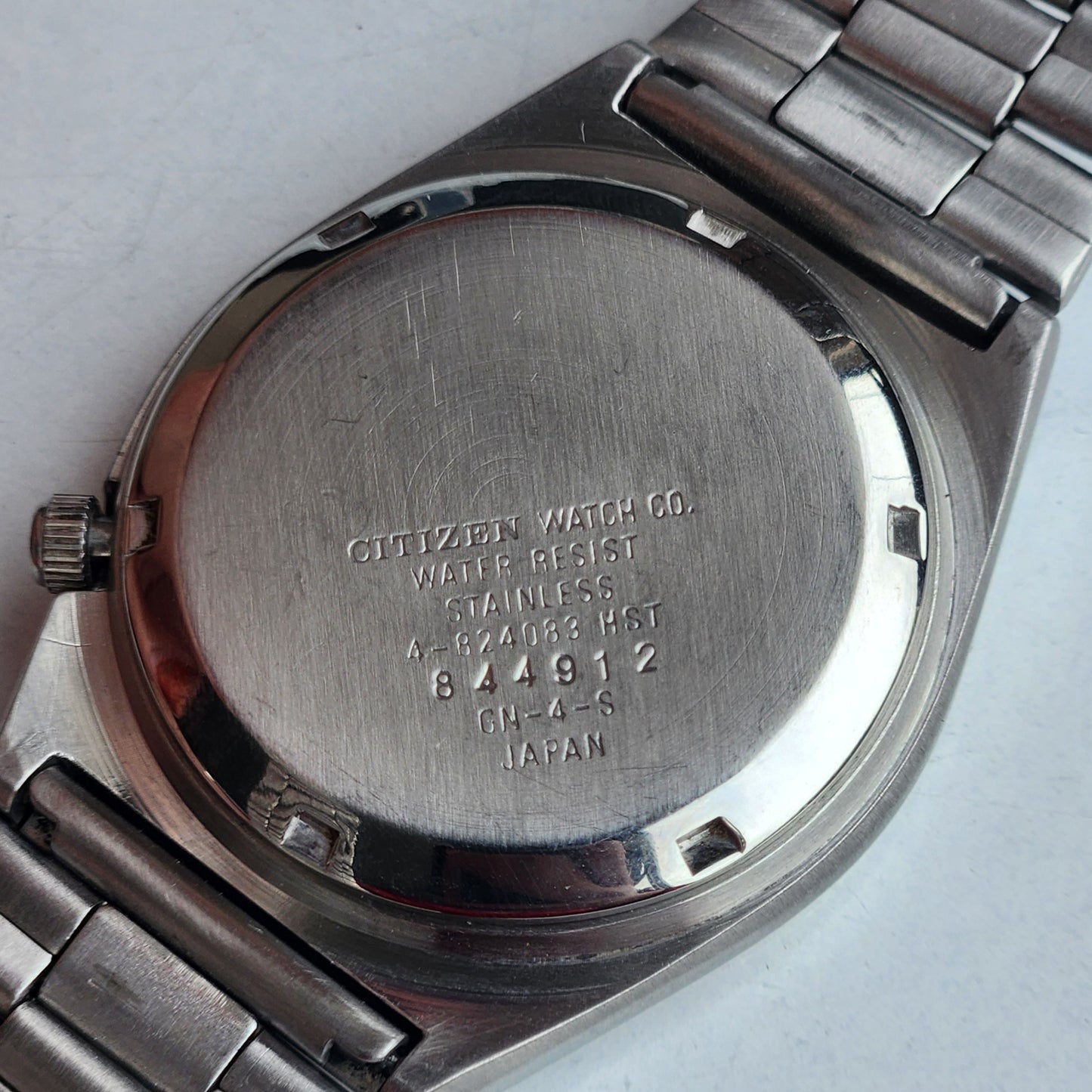 Vintage 1978 Original Citizen Automatic 8200 Black/Grey Face 21 Jewels Day-Date Japanese Men's Wrist Watch EG161