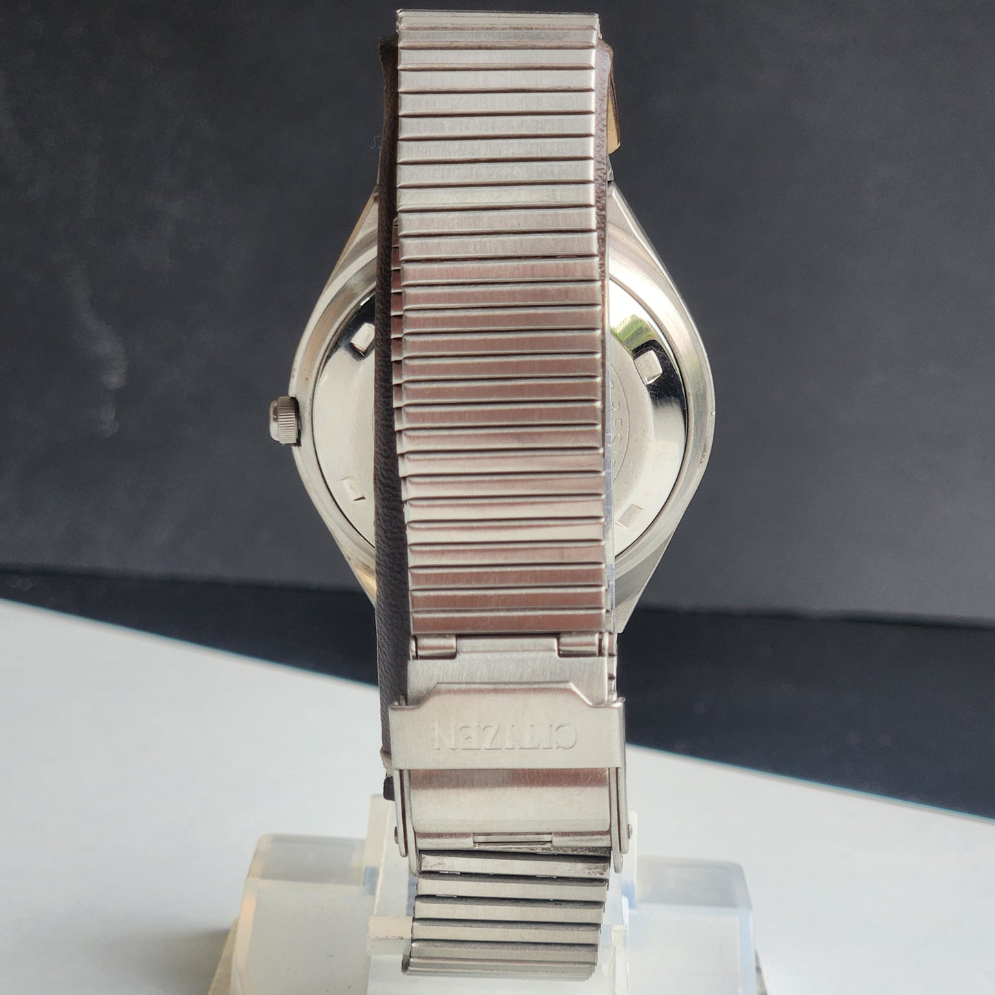 Vintage 1981 Original Citizen Automatic 8200 Black Face 21 Jewels Day-Date Japanese Men's Wrist Watch EG165