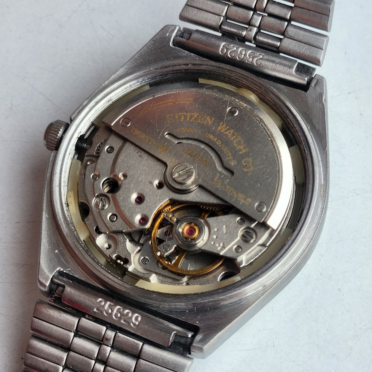 Vintage 1977 Original Citizen Automatic 8200 Grey Face 21 Jewels Day-Date Japanese Men's Wrist Watch EG166