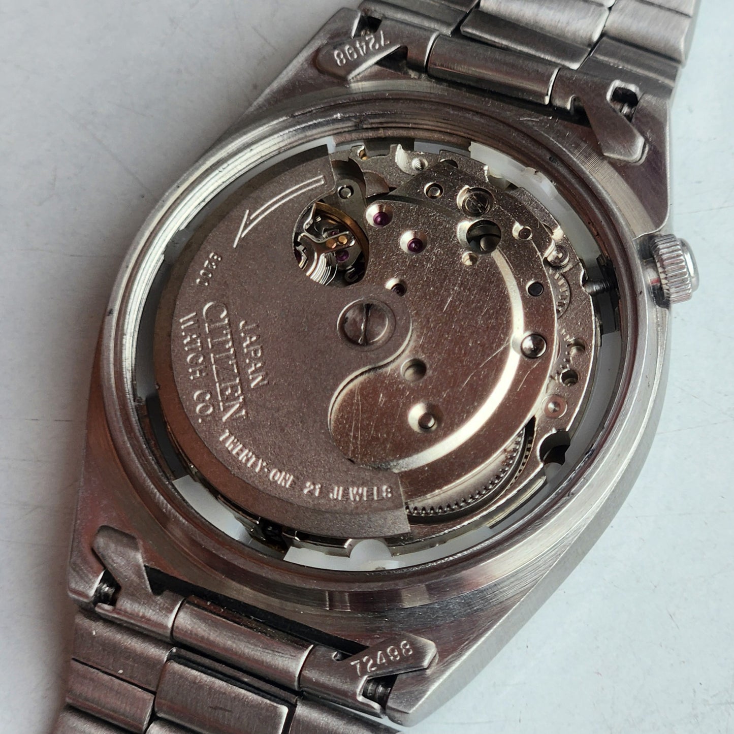 Vintage 1976 Original Citizen Automatic 8200 Golden Face 21 Jewels Day-Date Japanese Men's Wrist Watch EG171