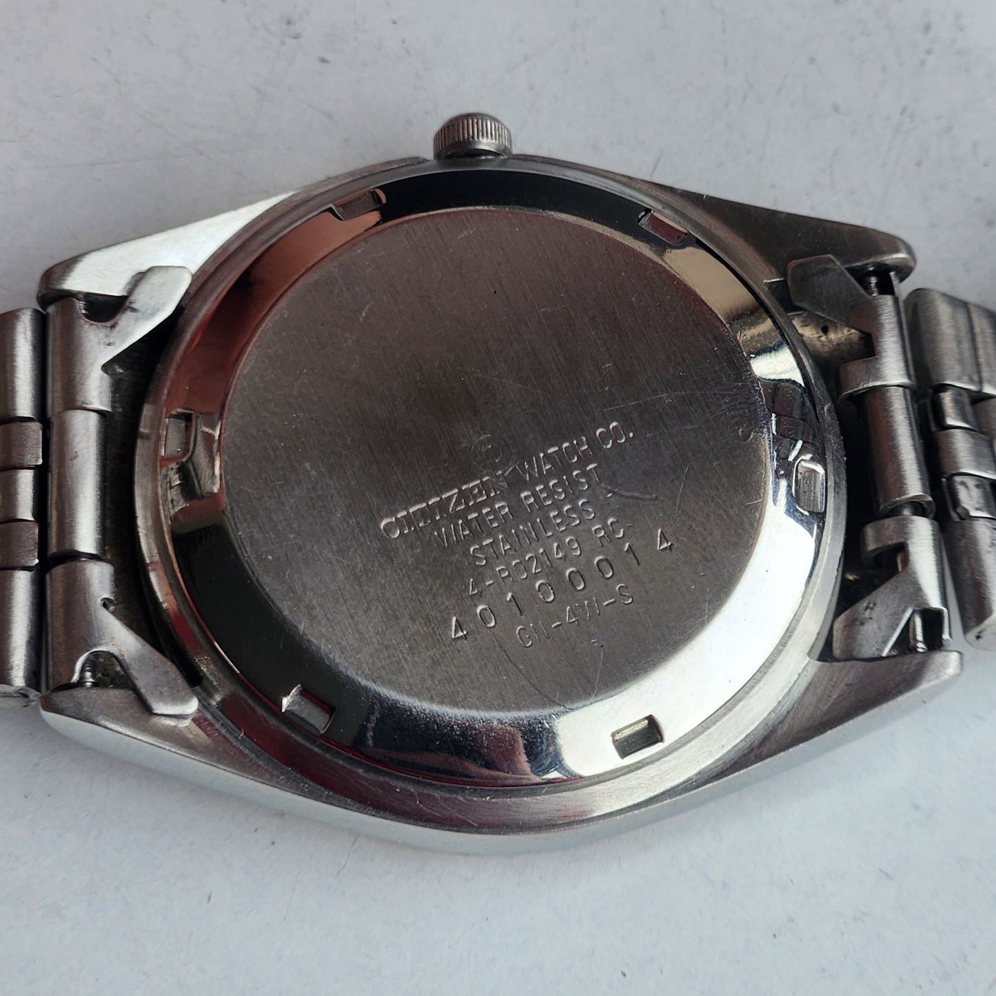 Vintage 1974 Original Citizen Automatic 8200 Black Face 21 Jewels Day-Date Japanese Men's Wrist Watch EG172