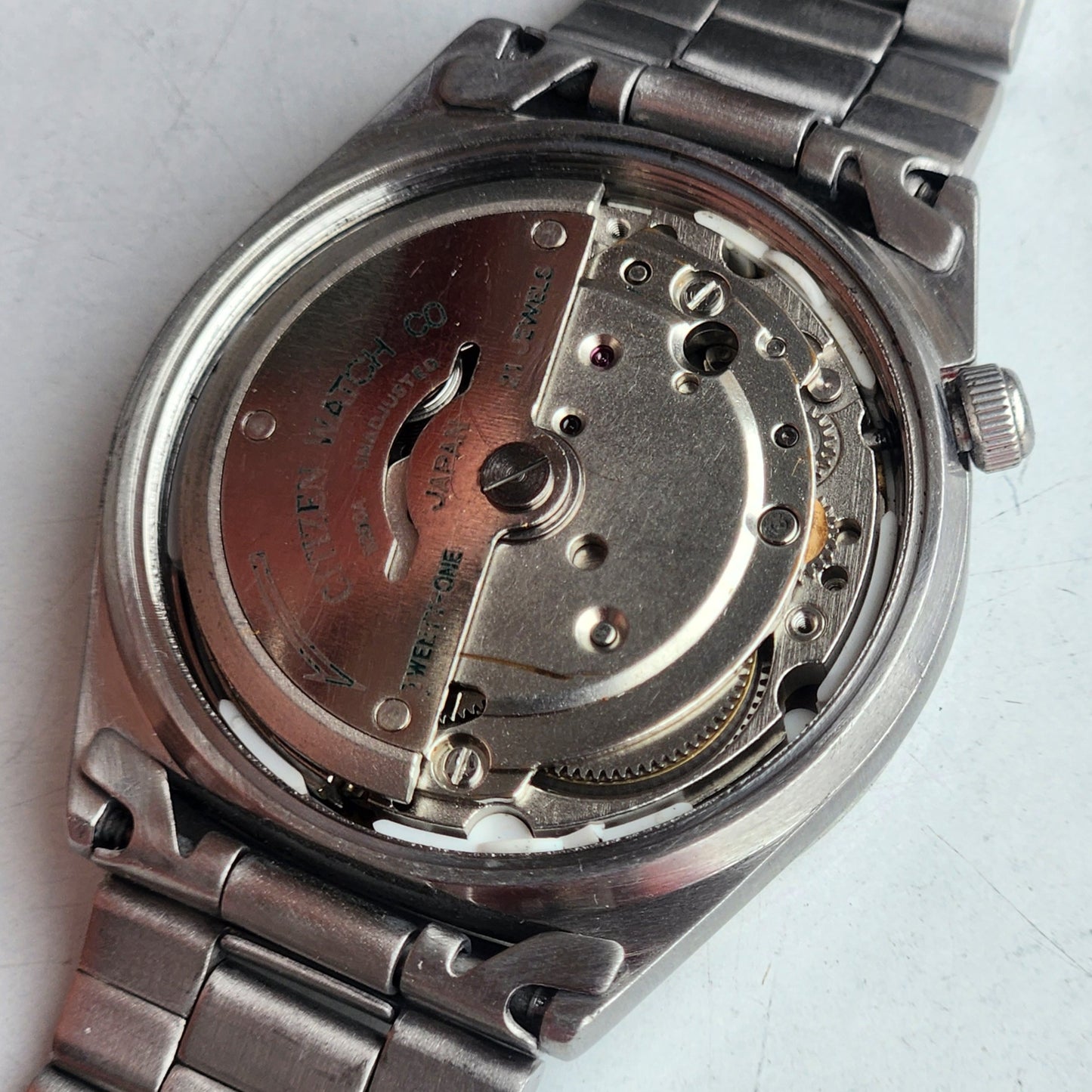 Vintage 1979 Original Citizen Automatic 8200 Golden Face 21 Jewels Day-Date Japanese Men's Wrist Watch EG173