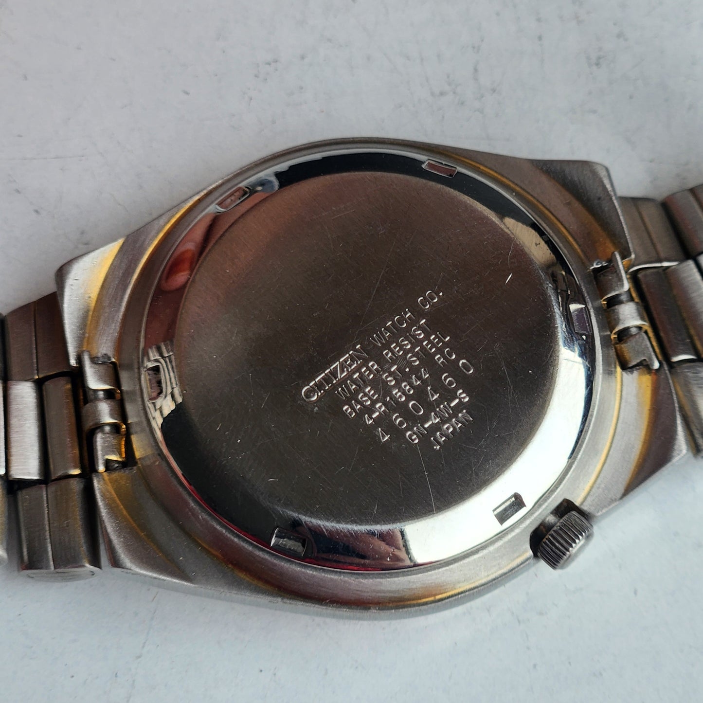 Vintage 1974 Original Citizen Automatic 8200 Black Face 21 Jewels Day-Date Japanese Men's Wrist Watch EG178