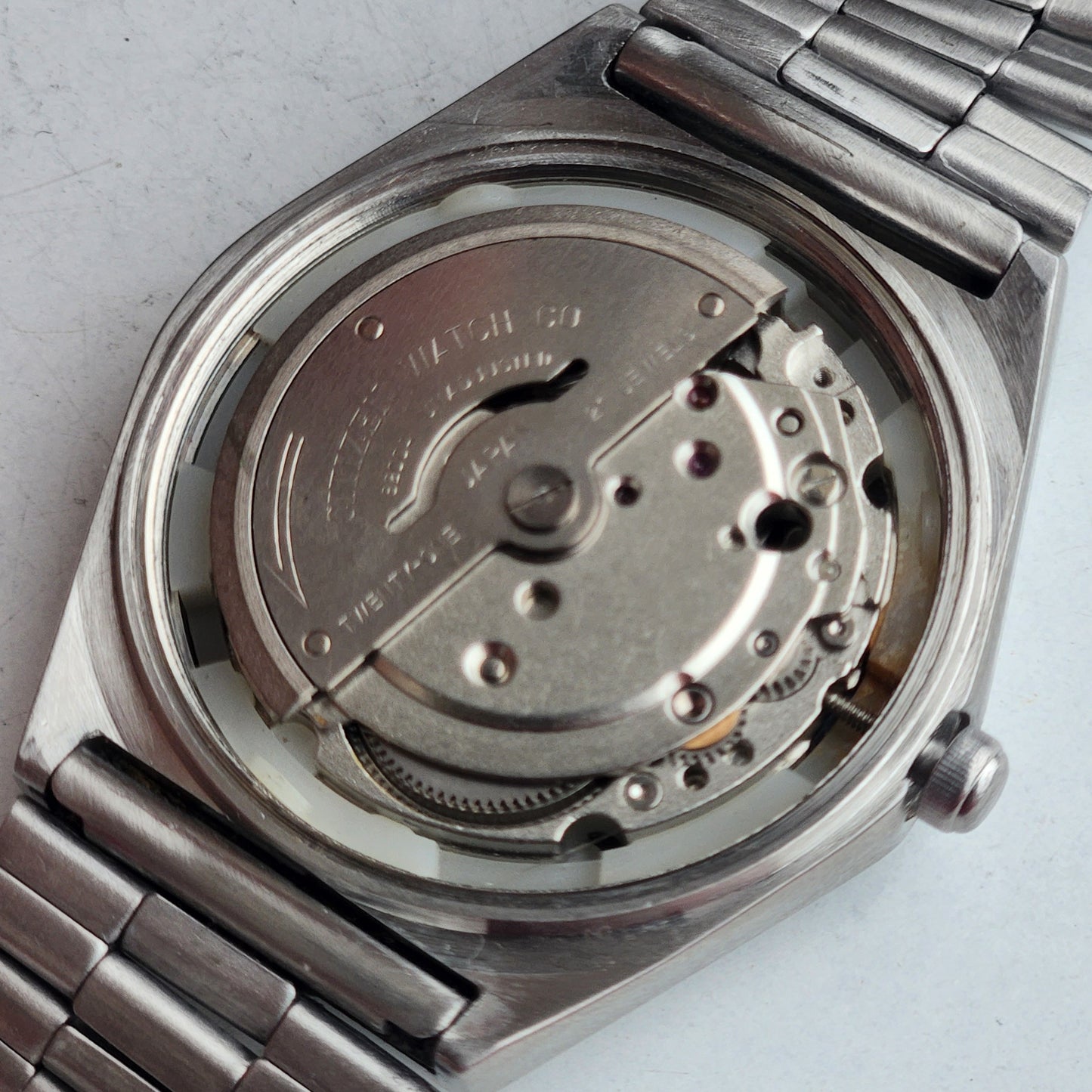 Vintage 1981 Original Citizen Automatic 8200 Silver Face 21 Jewels Day-Date Japanese Men's Wrist Watch EG184