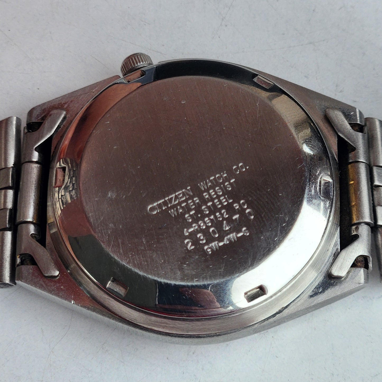 Vintage 1982 Original Citizen Automatic 8200 Black Face 21 Jewels Day-Date Japanese Men's Wrist Watch EG188