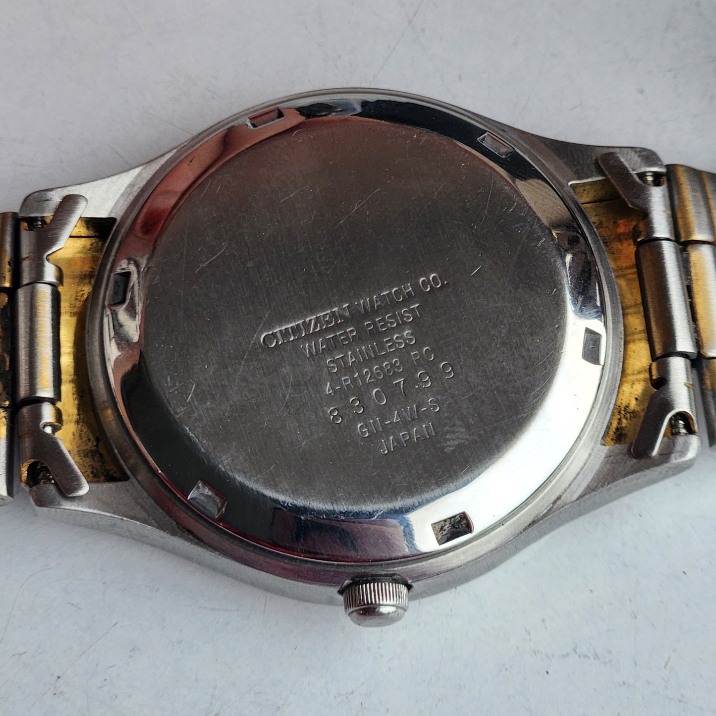 Vintage 1978 Original Citizen Automatic 8200 Black Face 21 Jewels Day-Date Japanese Men's Wrist Watch EG189