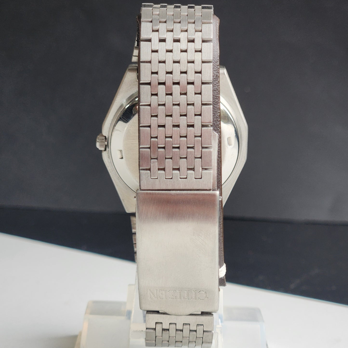Vintage 1992 Original Citizen Automatic 8200 Golden Face 21 Jewels Day-Date Japanese Men's Wrist Watch EG190