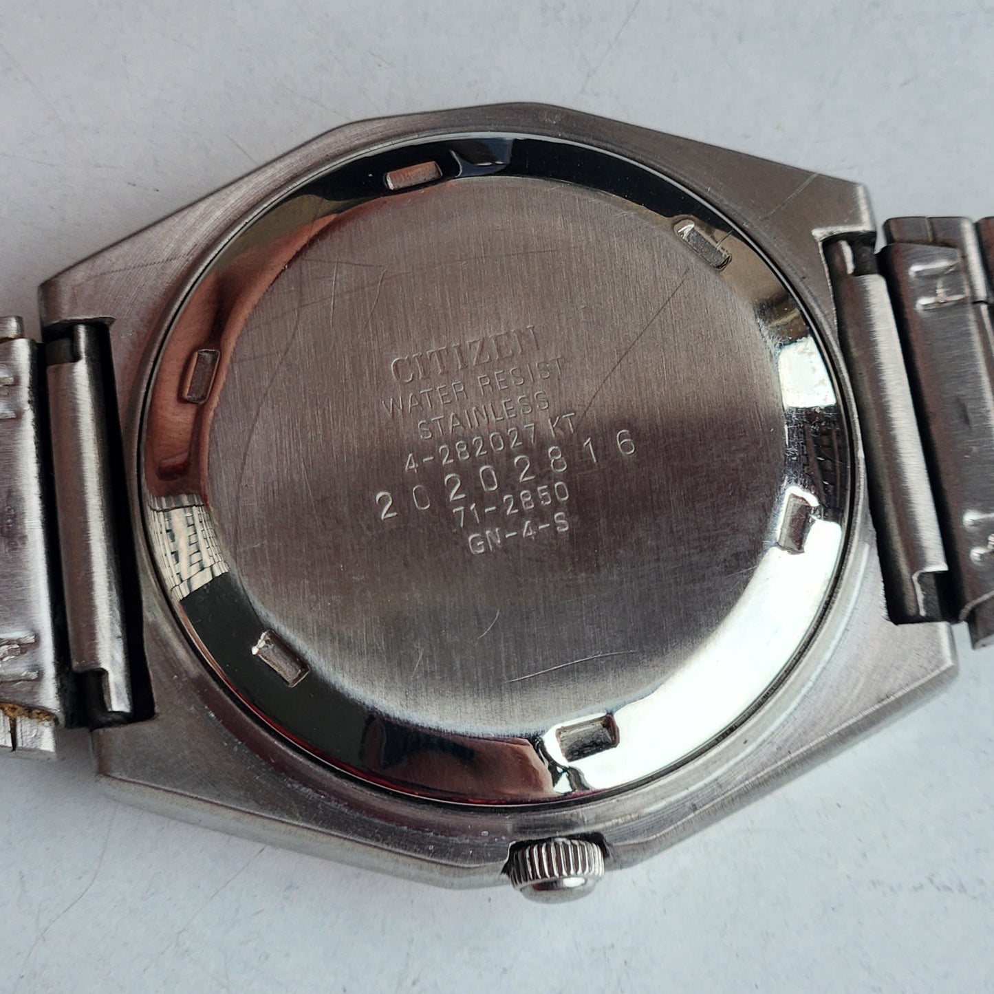 Vintage 1992 Original Citizen Automatic 8200 Golden Face 21 Jewels Day-Date Japanese Men's Wrist Watch EG190