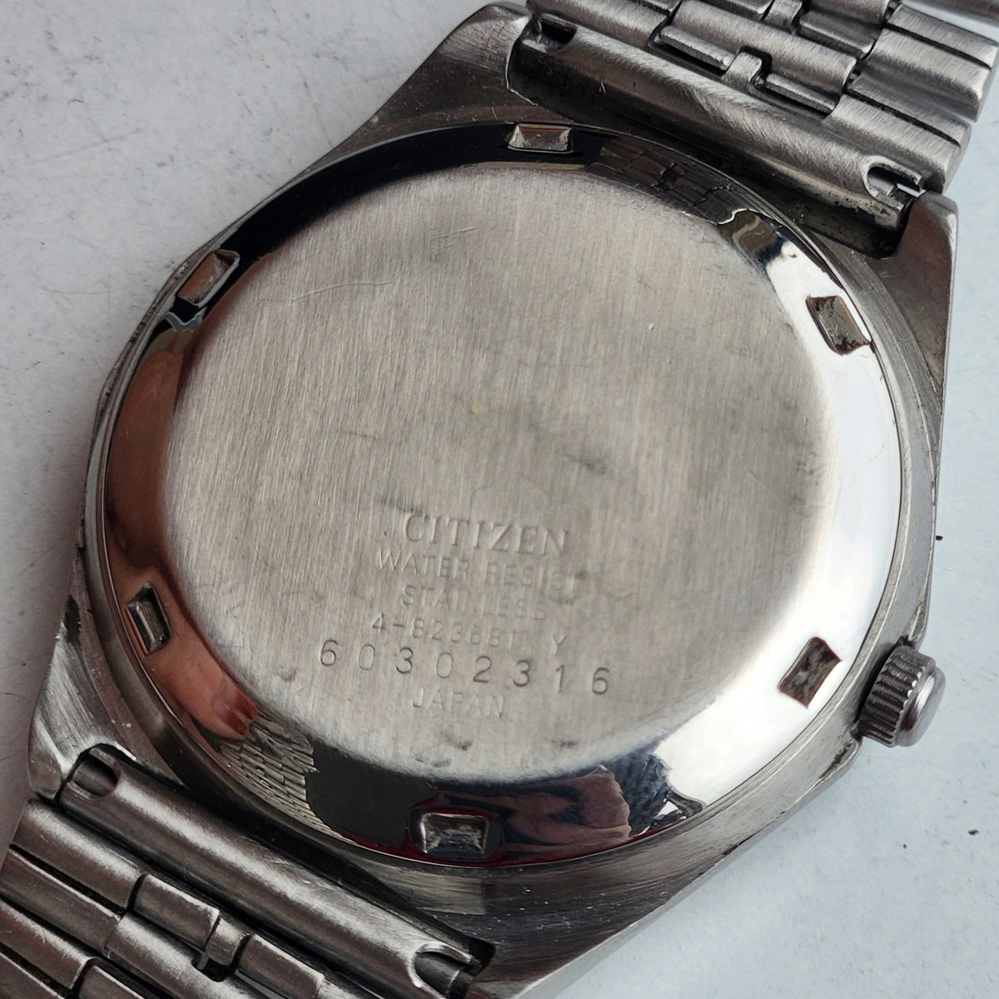 Vintage 1976 Original Citizen Automatic 8200 Blue Face 21 Jewels Day-Date Japanese Men's Wrist Watch EG194