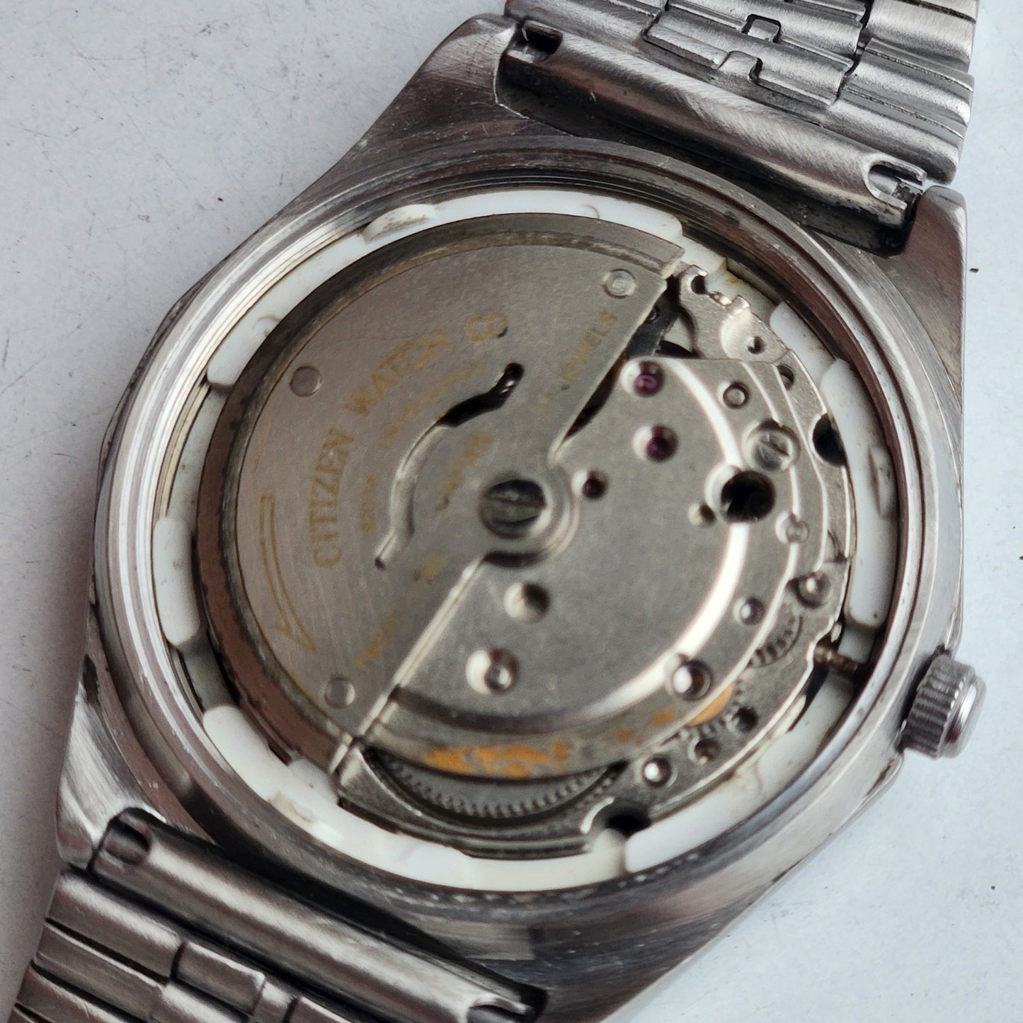 Vintage 1976 Original Citizen Automatic 8200 Blue Face 21 Jewels Day-Date Japanese Men's Wrist Watch EG194
