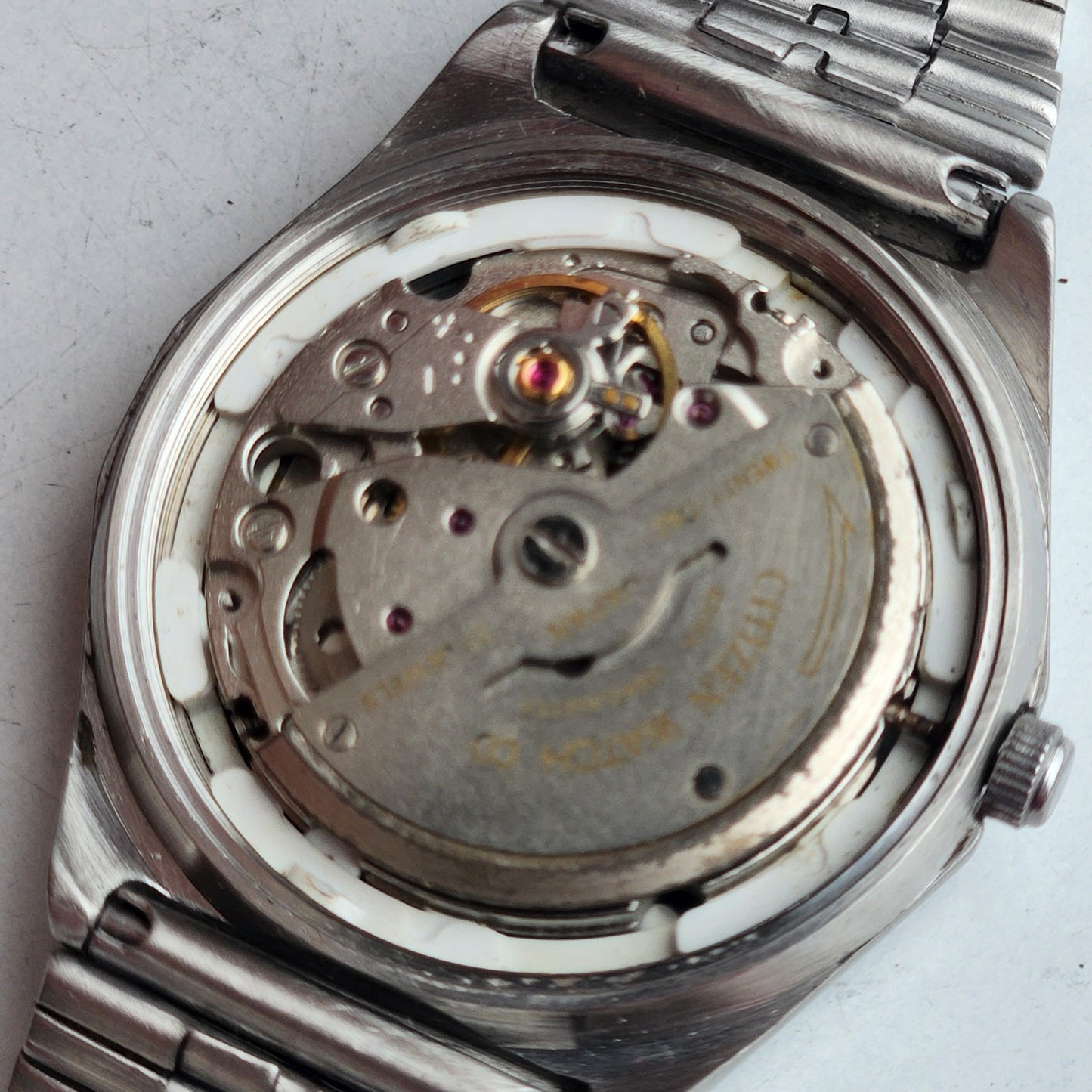 Vintage 1976 Original Citizen Automatic 8200 Blue Face 21 Jewels Day-Date Japanese Men's Wrist Watch EG194