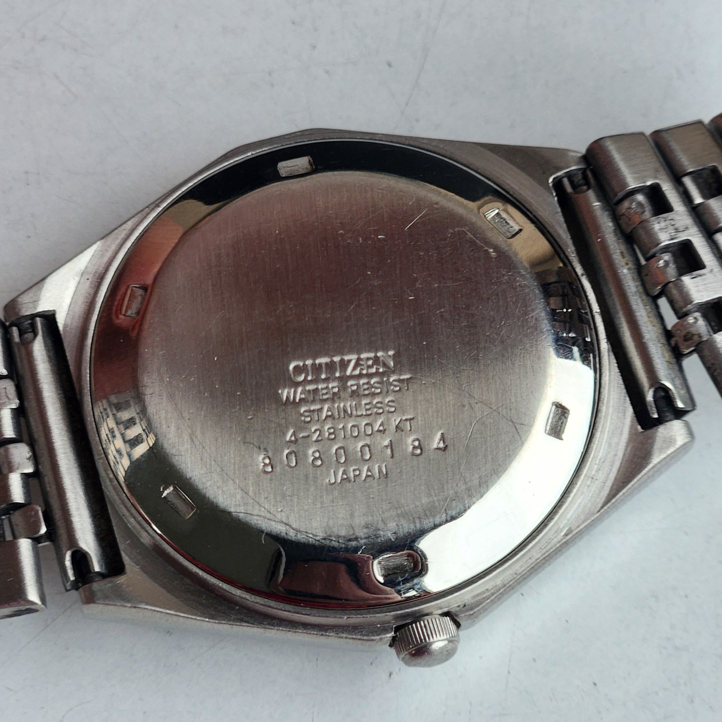 Vintage 1978 Original Citizen Automatic 8200 Grey Face 21 Jewels Day-Date Japanese Men's Wrist Watch EG198