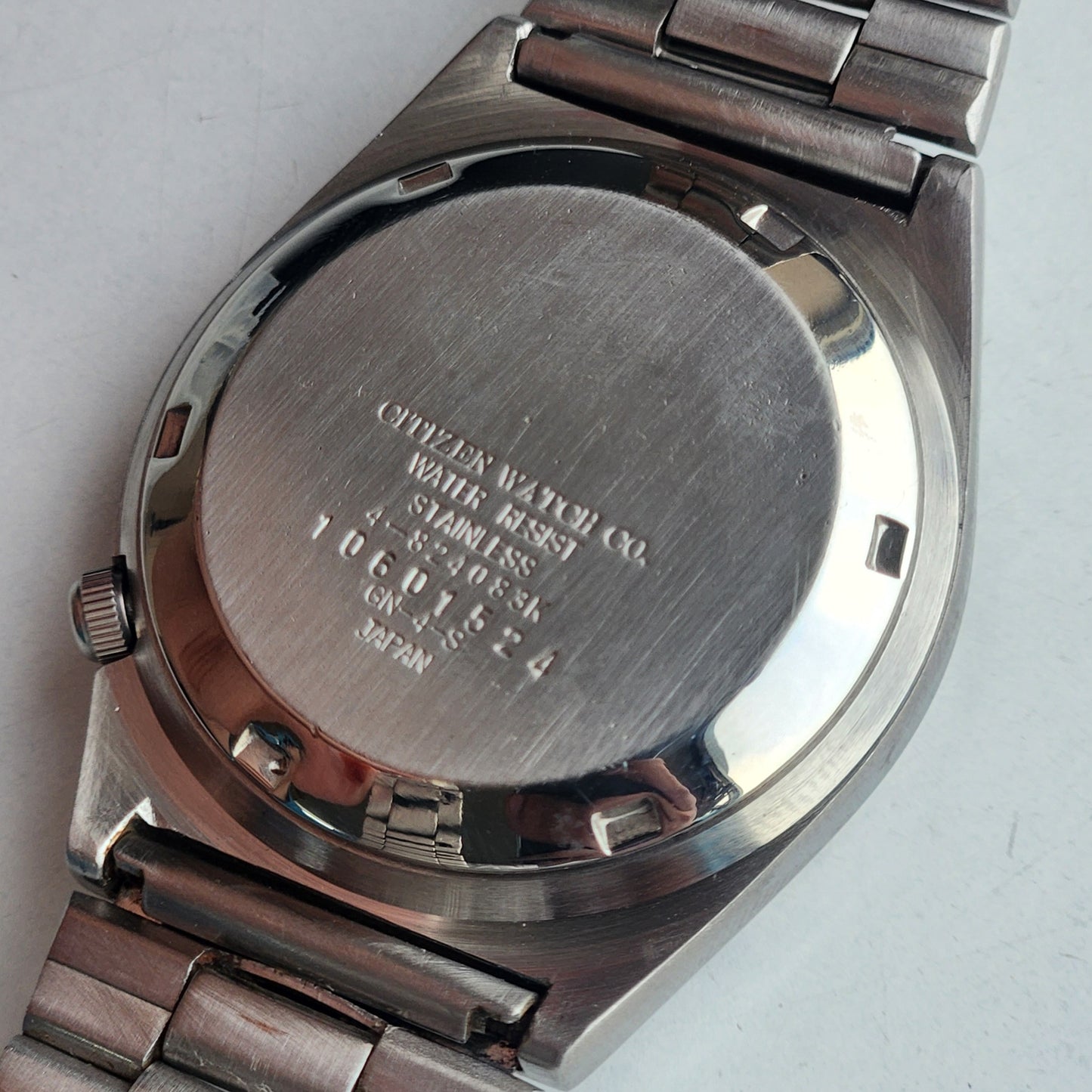 Vintage 1981 Original Citizen Automatic 8200 Golden Face 21 Jewels Day-Date Japanese Men's Wrist Watch EA01
