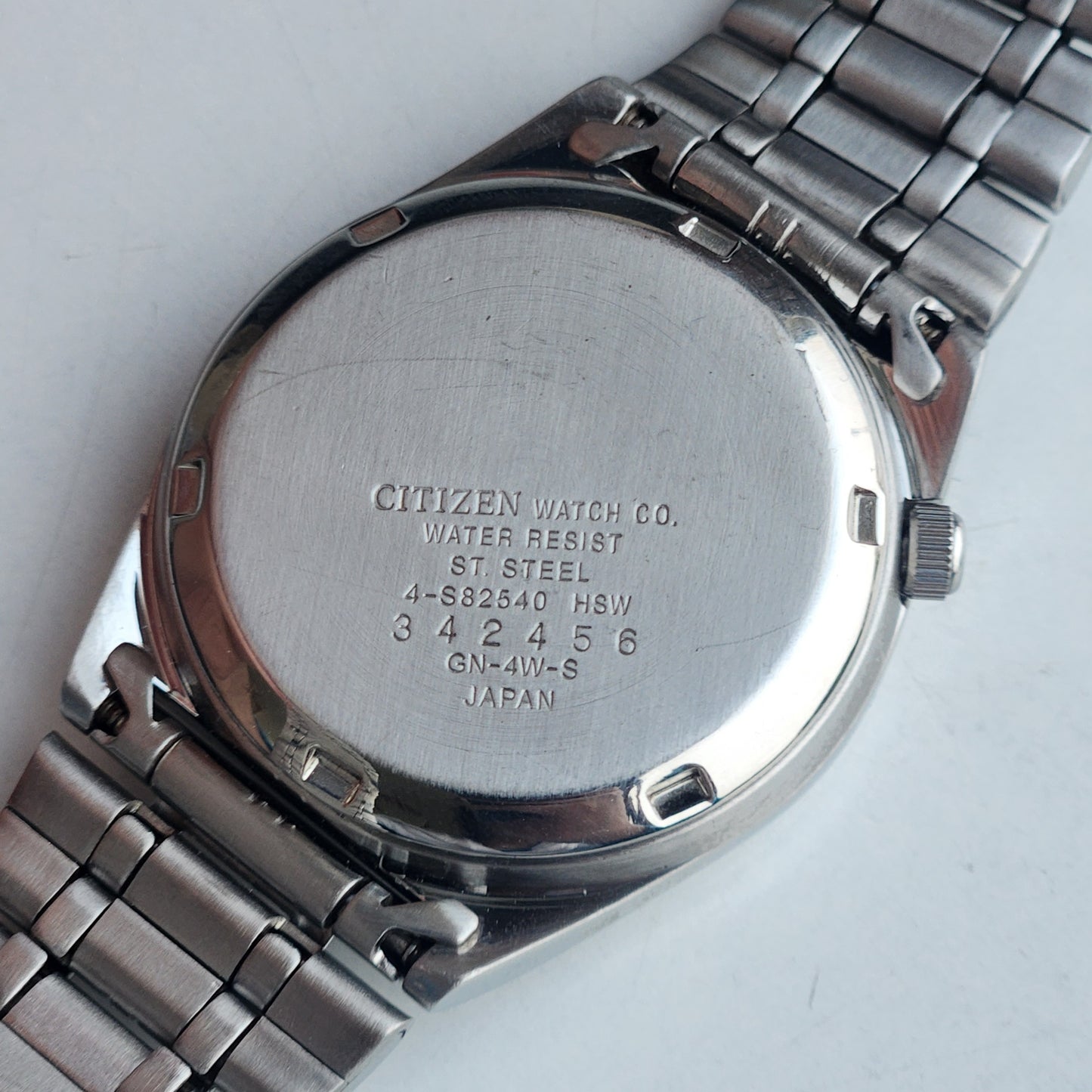 Vintage 1983 Original Citizen Automatic 8200 Black Face 21 Jewels Day-Date Japanese Men's Wrist Watch EA03