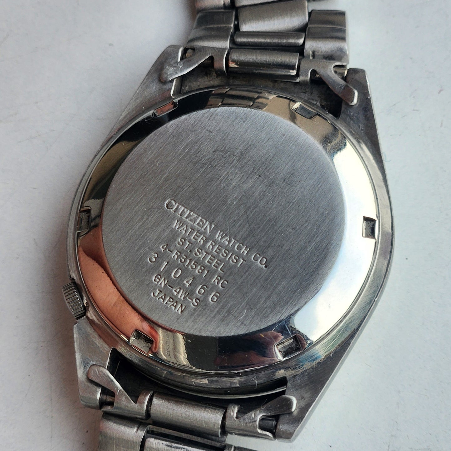 Vintage 1983 Original Citizen Automatic 8200 Black Face 21 Jewels Day-Date Japanese Men's Wrist Watch EA08