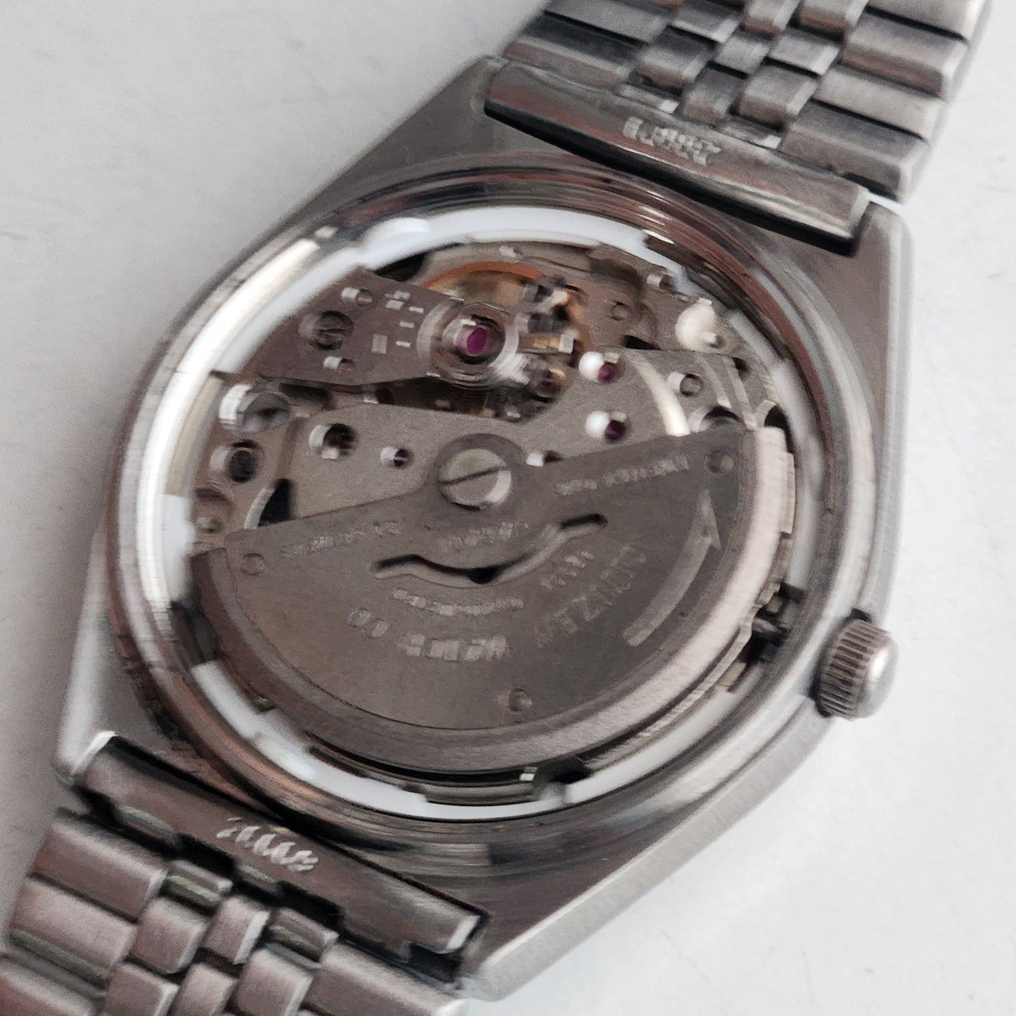 Vintage 1974 Original Citizen Automatic 8200 Golden Face 21 Jewels Day-Date Japanese Men's Wrist Watch EA15