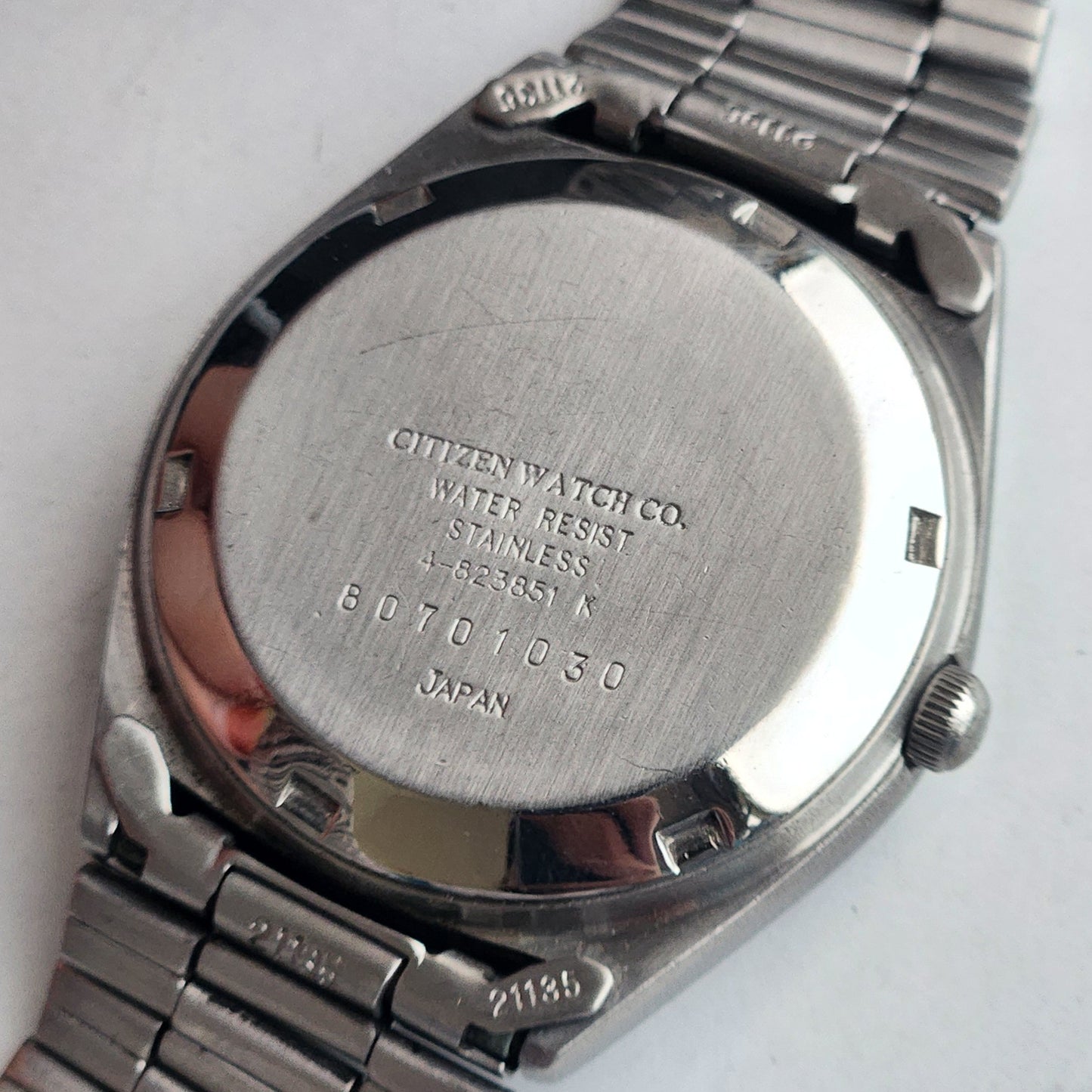 Vintage 1978 Original Citizen Automatic 8200 Black Face 21 Jewels Day-Date Japanese Men's Wrist Watch EA16