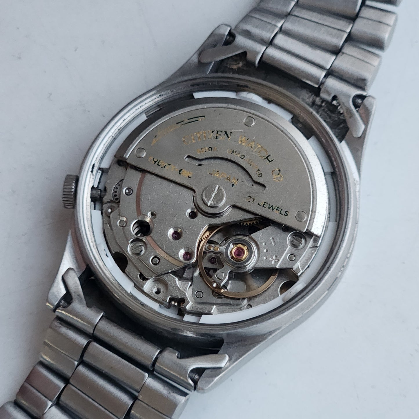 Vintage 1978 Original Citizen Automatic 8200 Golden Face 21 Jewels Day-Date Japanese Men's Wrist Watch EA19