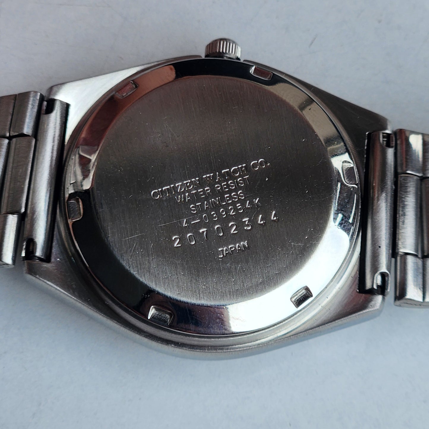 Vintage 1982 Original Citizen Automatic 8200 Grey Face 21 Jewels Day-Date Japanese Men's Wrist Watch EA23