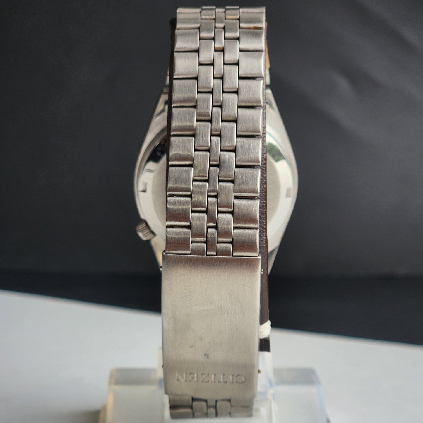 Vintage 1977 Original Citizen Automatic 8200 Black Face 21 Jewels Day-Date Japanese Men's Wrist Watch EA24