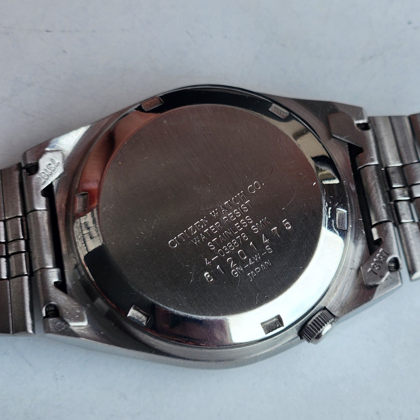 Vintage 1978 Original Citizen Automatic 8200 Golden Face 21 Jewels Day-Date Japanese Men's Wrist Watch EA26