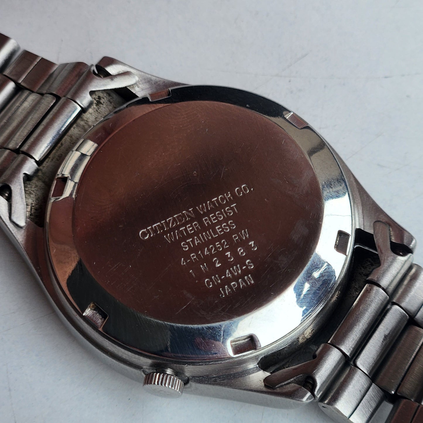 Vintage 1981 Original Citizen Automatic 8200 Black Face 21 Jewels Day-Date Japanese Men's Wrist Watch EA40