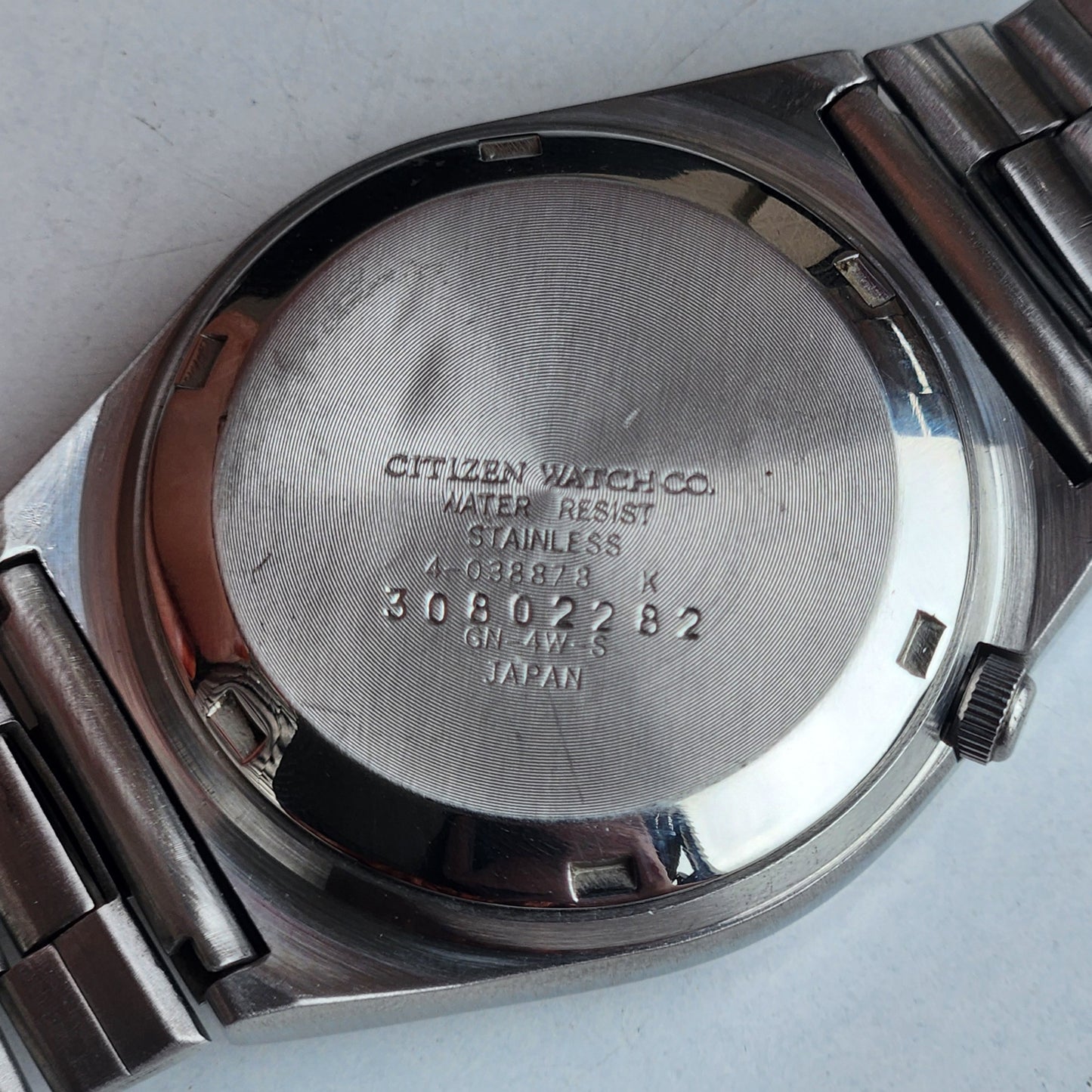 Vintage 1983 Original Citizen Automatic 8200 Grey Face 21 Jewels Day-Date Japanese Men's Wrist Watch EA29