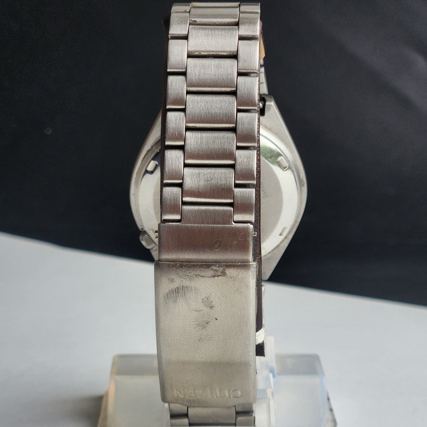 Vintage 1978 Original Citizen Automatic 8200 Golden Face 21 Jewels Day-Date Japanese Men's Wrist Watch EA30