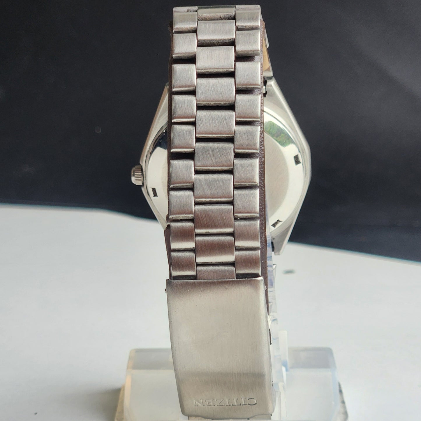 Vintage 1974 Original Citizen Automatic 8200 Golden Face 21 Jewels Day-Date Japanese Men's Wrist Watch EA35