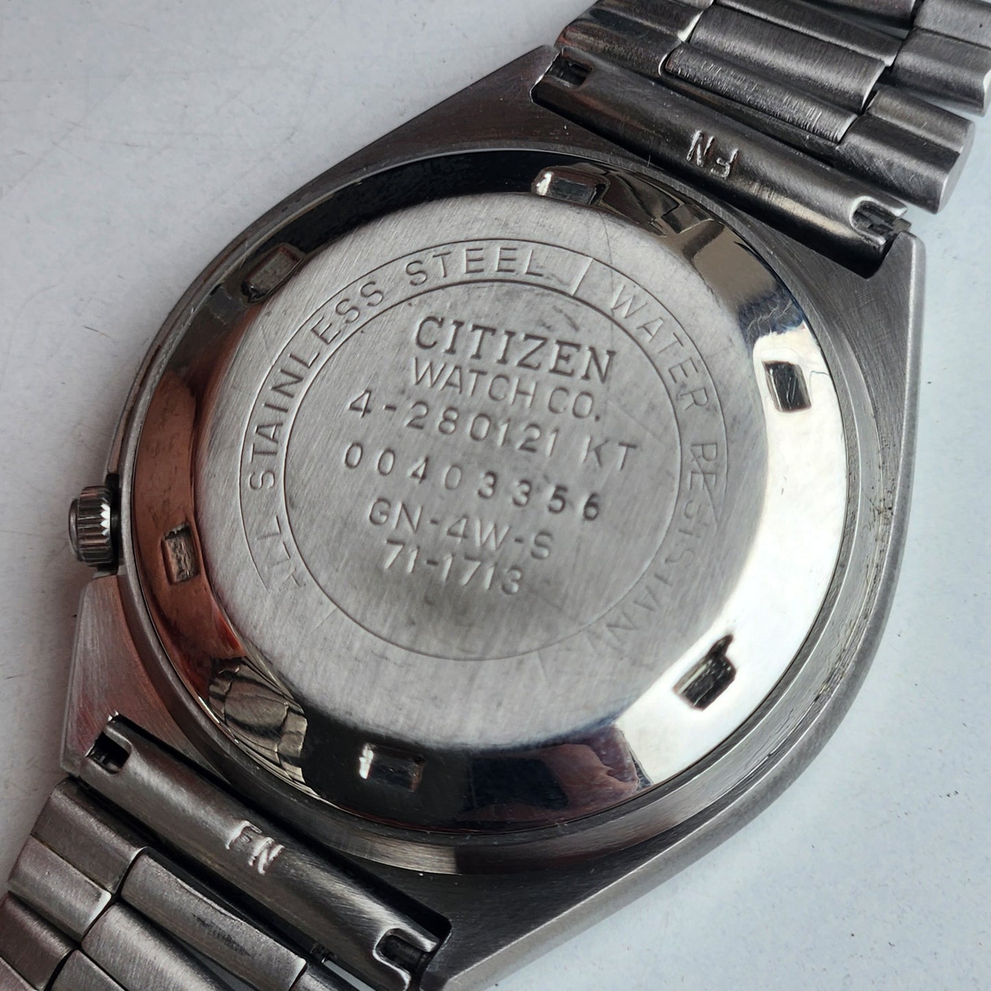 Vintage 1980 Original Citizen Automatic 8200 Golden Face 21 Jewels Day-Date Japanese Men's Wrist Watch EA37