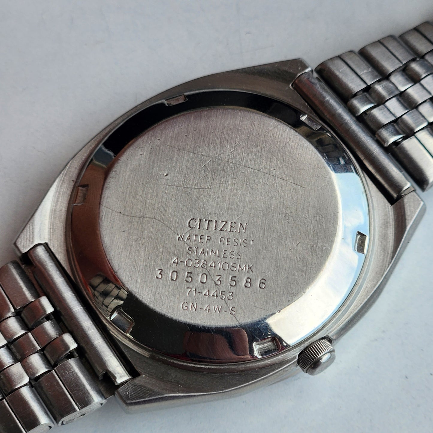 Vintage 1983 Original Citizen Automatic 8200 Black Face 21 Jewels Day-Date Japanese Men's Wrist Watch EA42