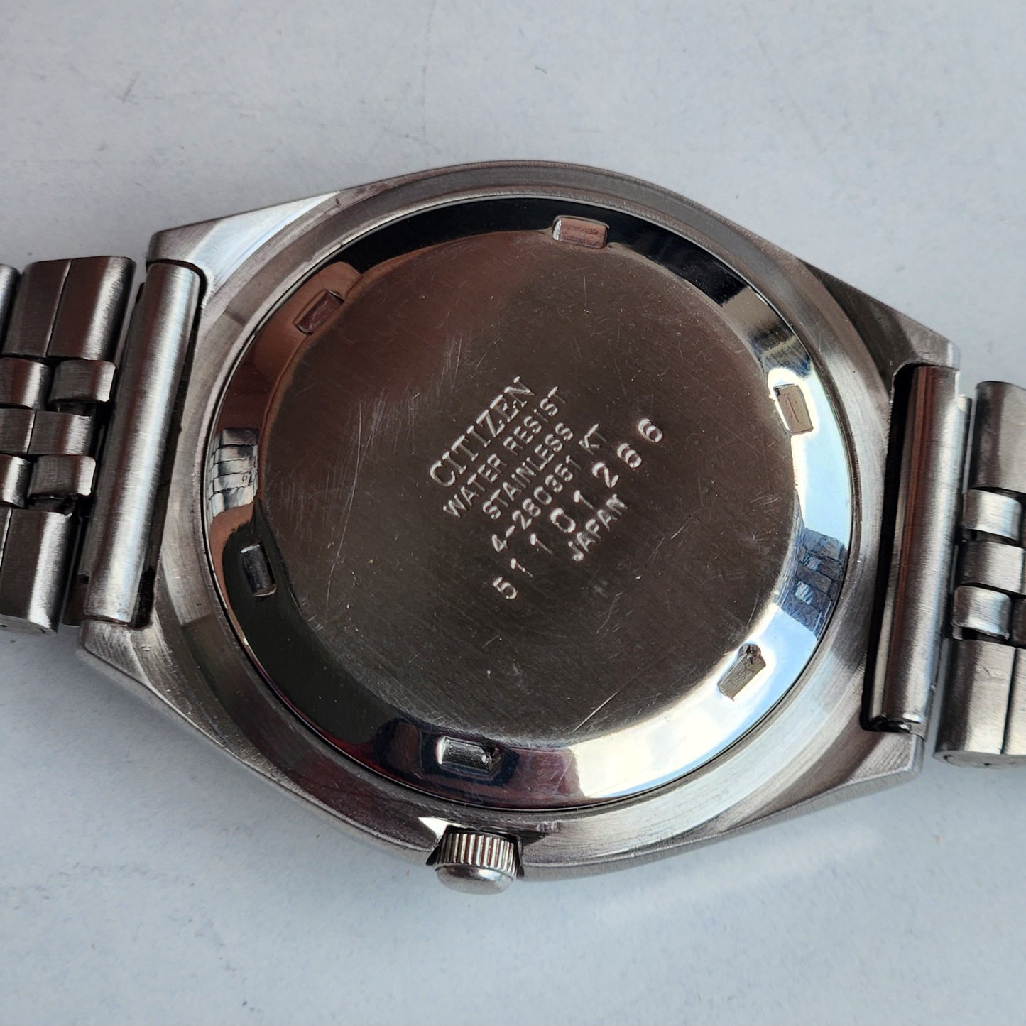 Vintage 1975 Original Citizen Automatic 8200 Golden Face 21 Jewels Day-Date Japanese Men's Wrist Watch EA43