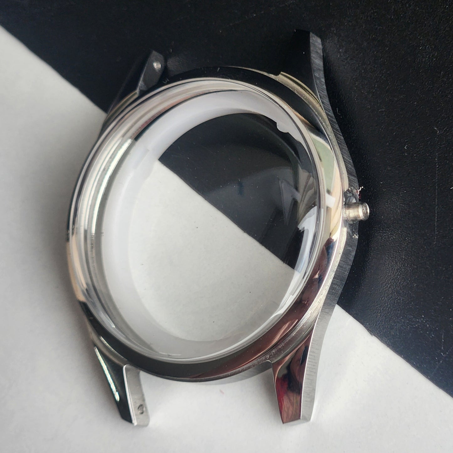 New Replacement Case for HMT Janata/Pilot/Jubilee/Jawan with Exhibition Back Stainless Steel H90