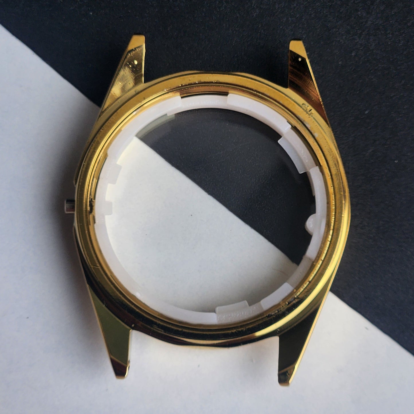 New Replacement Case for Citizen 8200 Gold Plated Fluted Bezel H94