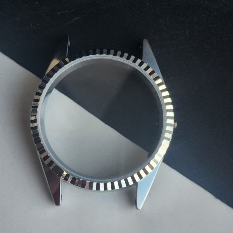 New Replacement Case For HMT HIMALAYA/ HMT KOHINOOR With Fluted Bezel H99