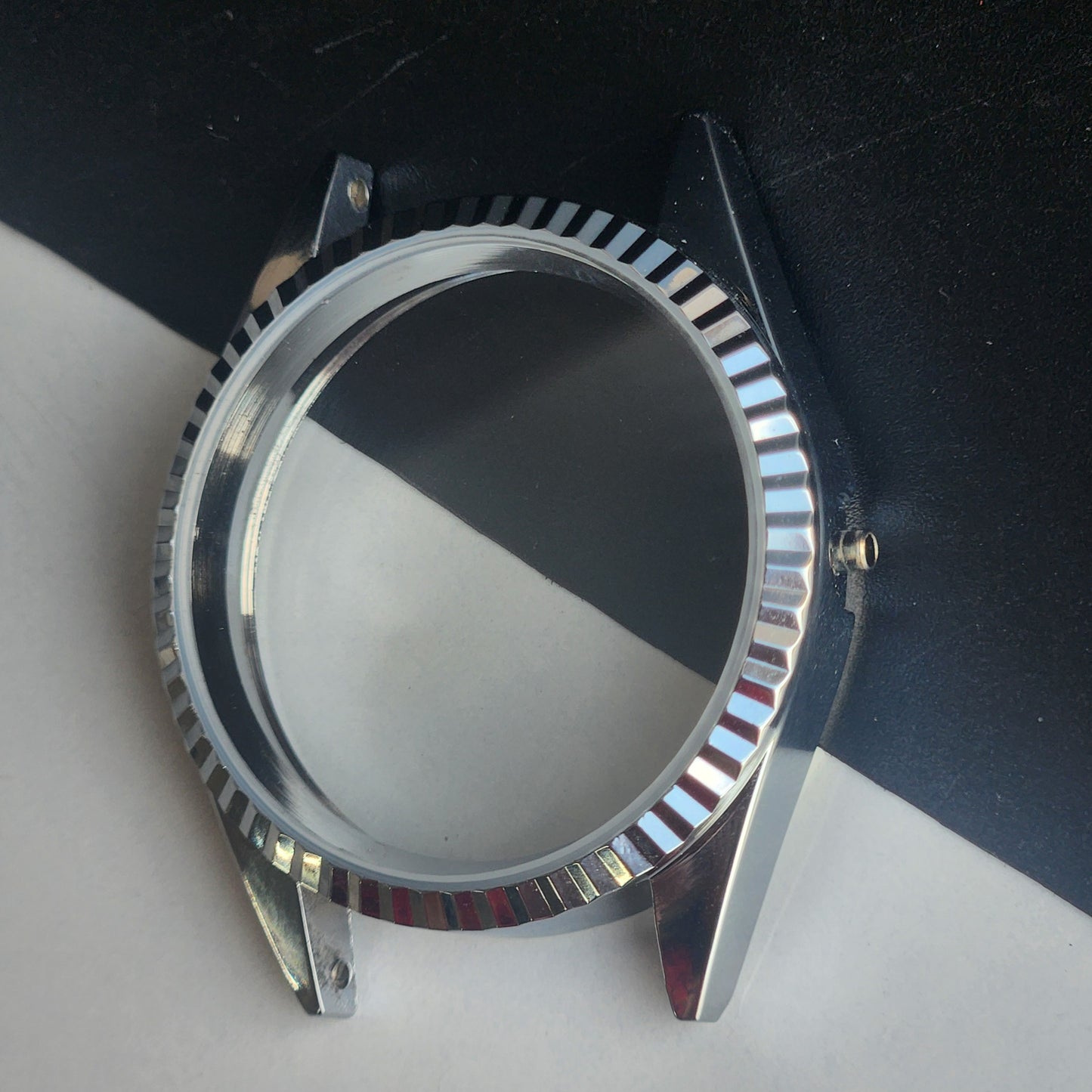 New Replacement Case For HMT HIMALAYA/ HMT KOHINOOR With Fluted Bezel H99