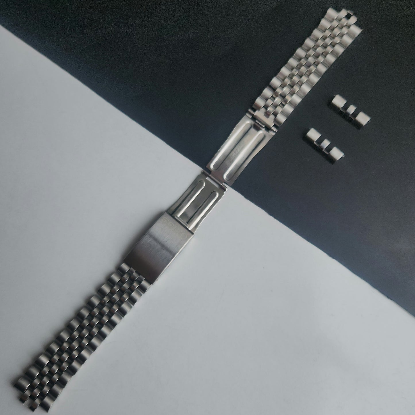 18MM Stainless Steel Silver Jubilee With Clamp Bracelet Automatic Mechanical Watches I58