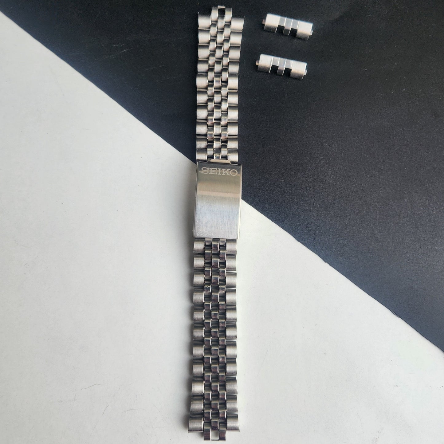 18MM Stainless Steel Silver Jubilee With Clamp Bracelet Automatic Mechanical Watches I58