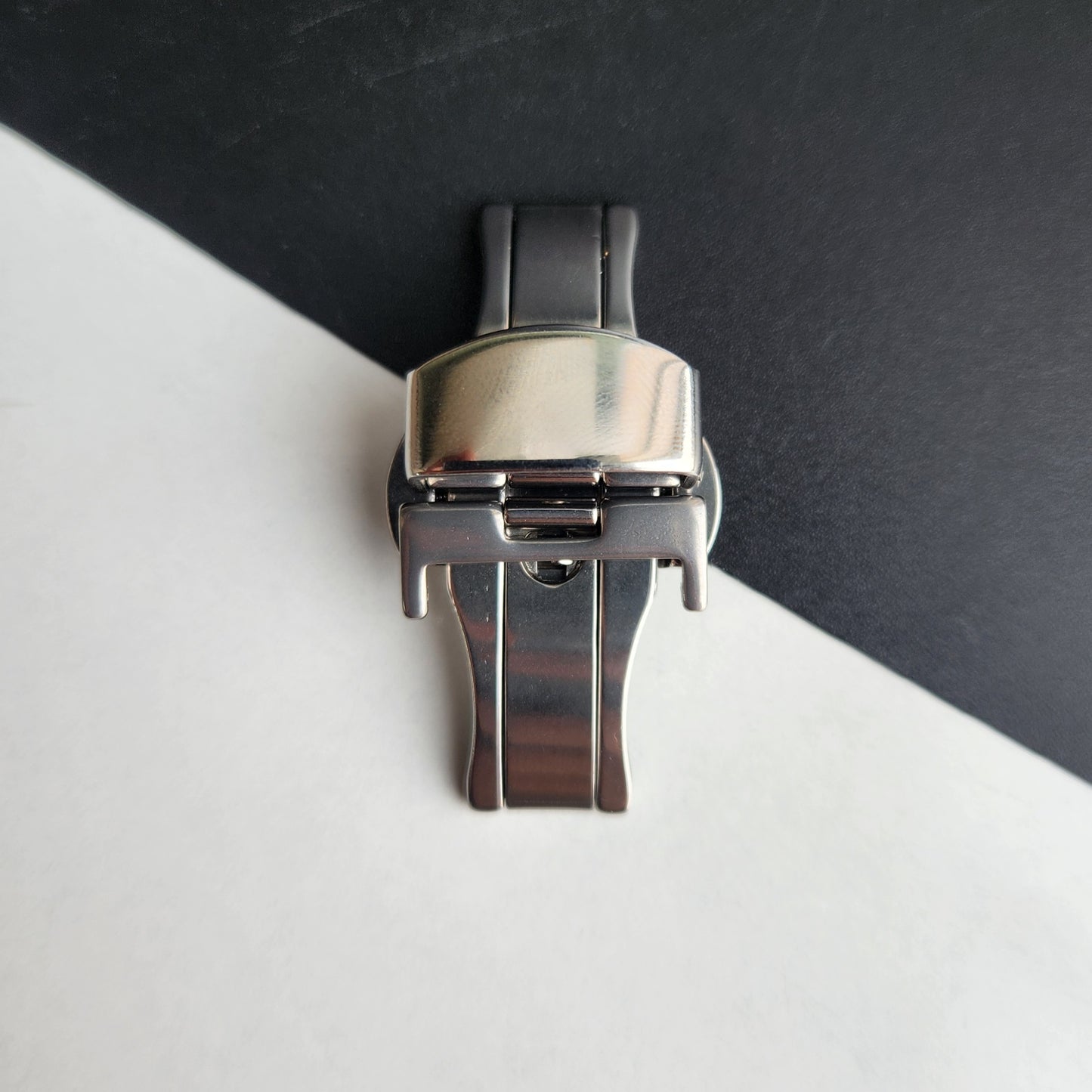 16MM Stainless Steel Butterfly Clasp For 18MM watch Strap I60