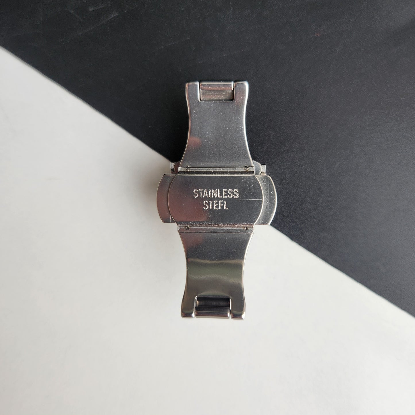 16MM Stainless Steel Butterfly Clasp For 18MM watch Strap I60