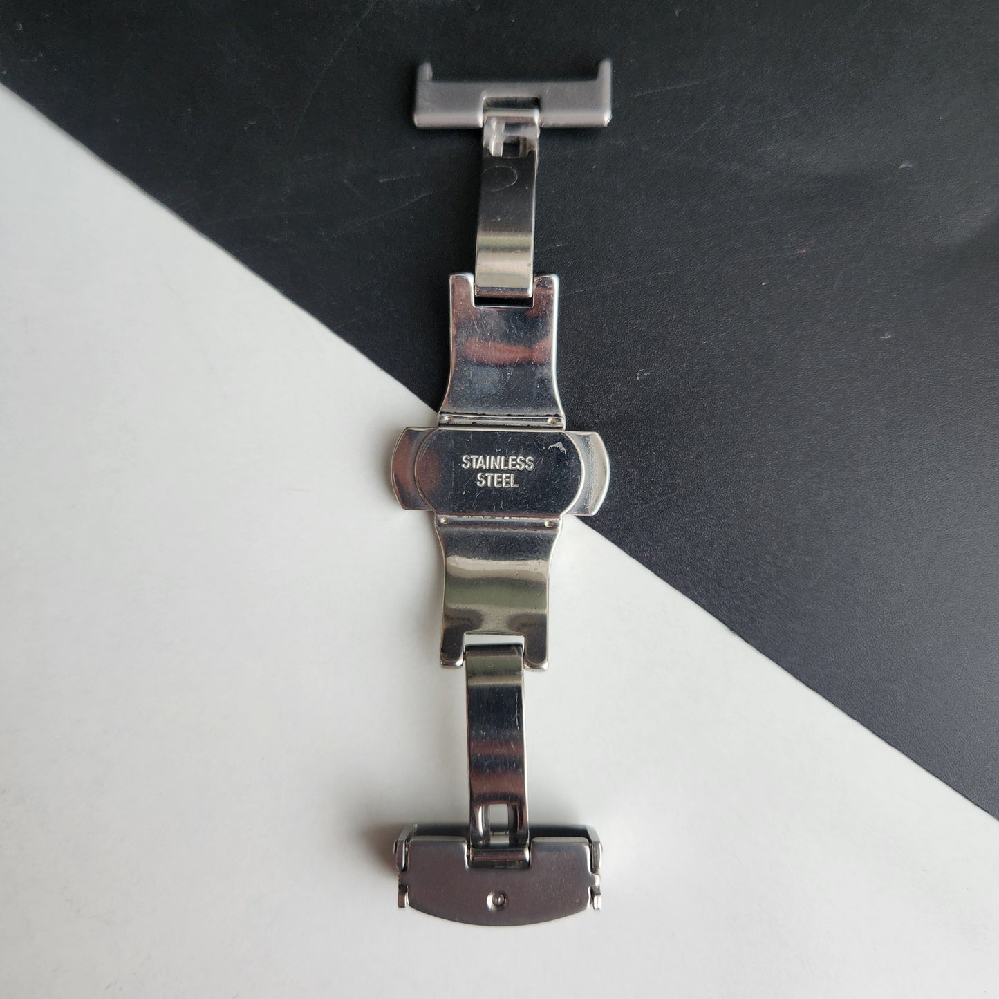 18MM Stainless Steel Butterfly Clasp For 20MM watch Strap I59
