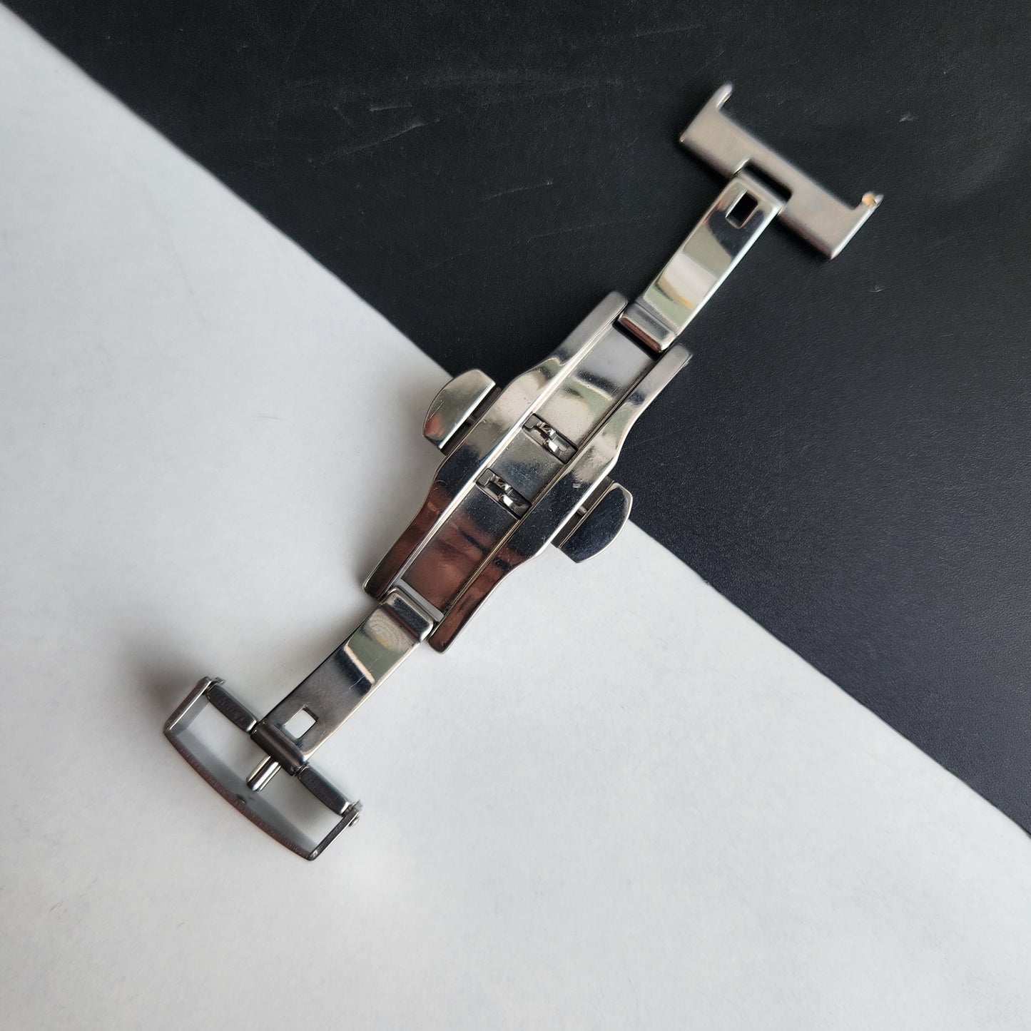 18MM Stainless Steel Butterfly Clasp For 20MM watch Strap I59