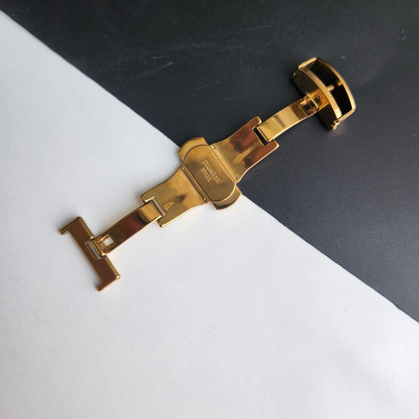 18MM Stainless Steel Butterfly Clasp For 20MM watch Strap I62