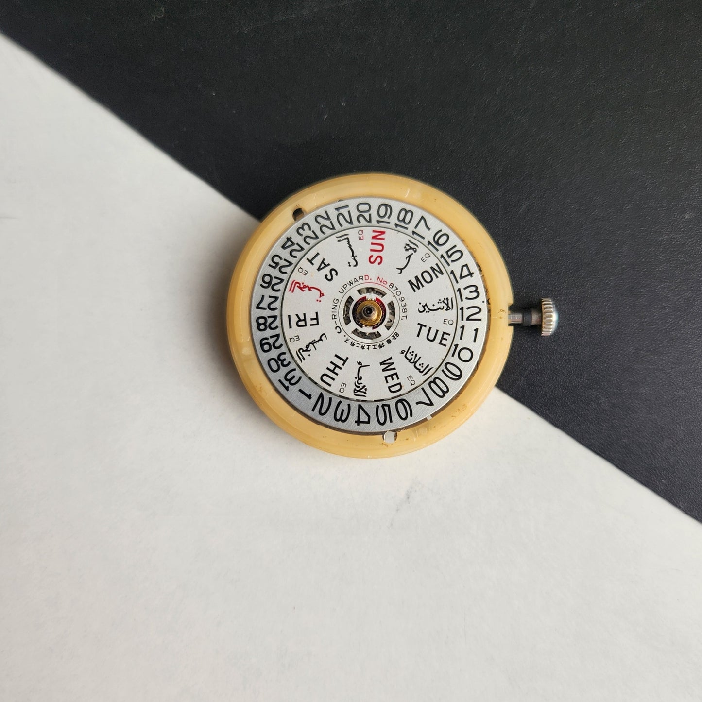 SEIKO 5 AUTOMATIC JAPAN MOVEMENT CAL NO.6349 DAY/DATE KEY ON-4 I68